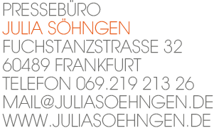 Kontakt zum Pressebro Julia Shngen